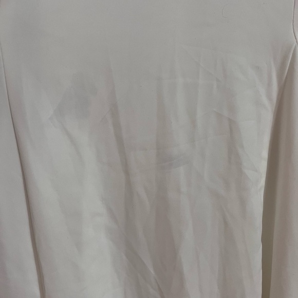 Adoring Promise Ivory Satin Lace V-Neck Mermaid Dress - Picture 10 of 11